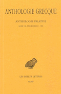 Anthologie grecque, t. IV, liv. 7